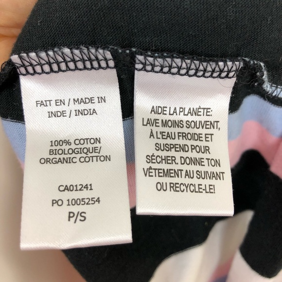 Simons DJAB Striped Embroidered T-Shirt Sz S - Picture 8 of 8